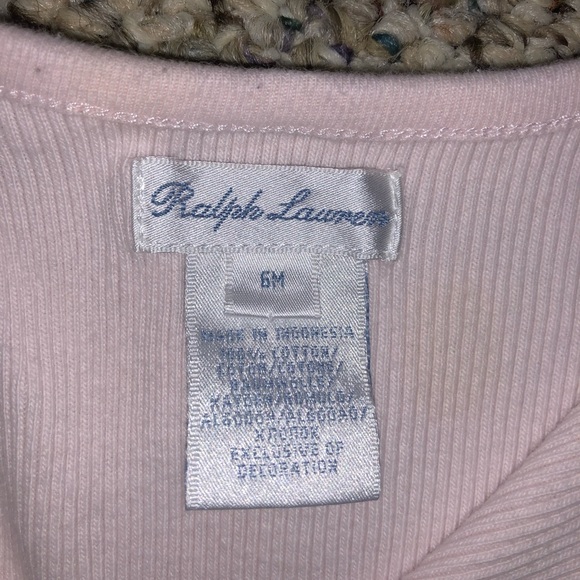 Girls Pink Ralph Lauren Sleeveless Dress - Picture 4 of 5